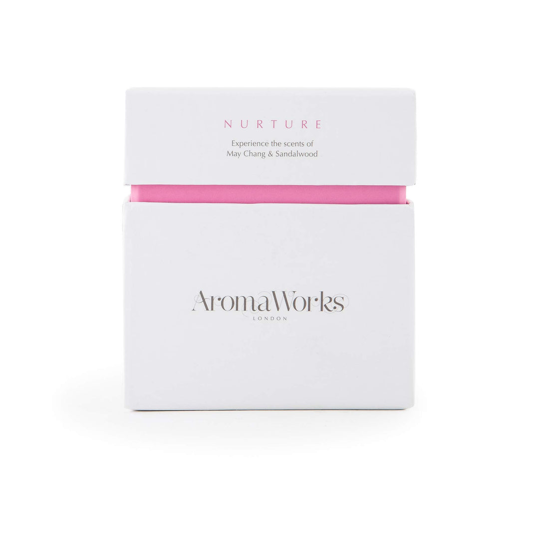 AromaWorks Nurture Soy Wax Candle - May Chang, Roman Ch