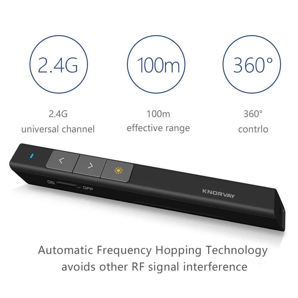 NORWII N26 Wireless Presentation Clicker, Presentation 