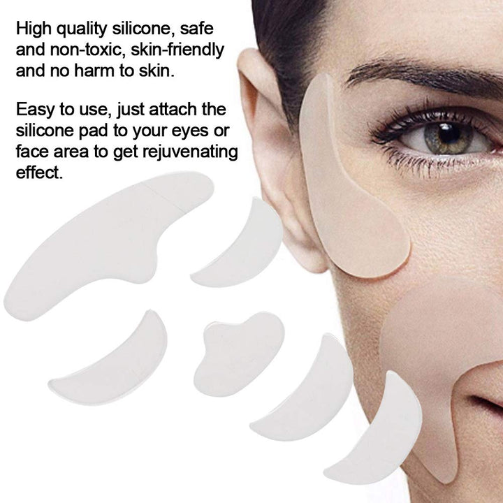 Silicone Chest Pads, Skin Lifting Patch Forehead Patch, for Increasing Skin Elasticity for Removing Wrinkles