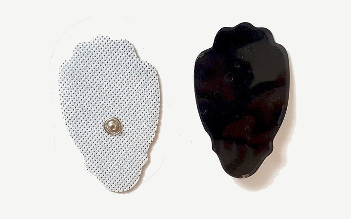 TENS/EMS Unit 20 Snap Tens Unit Electrode Pads Large Premium Replacement Tens Electrodes Reusable up to 25 Times per Electrode