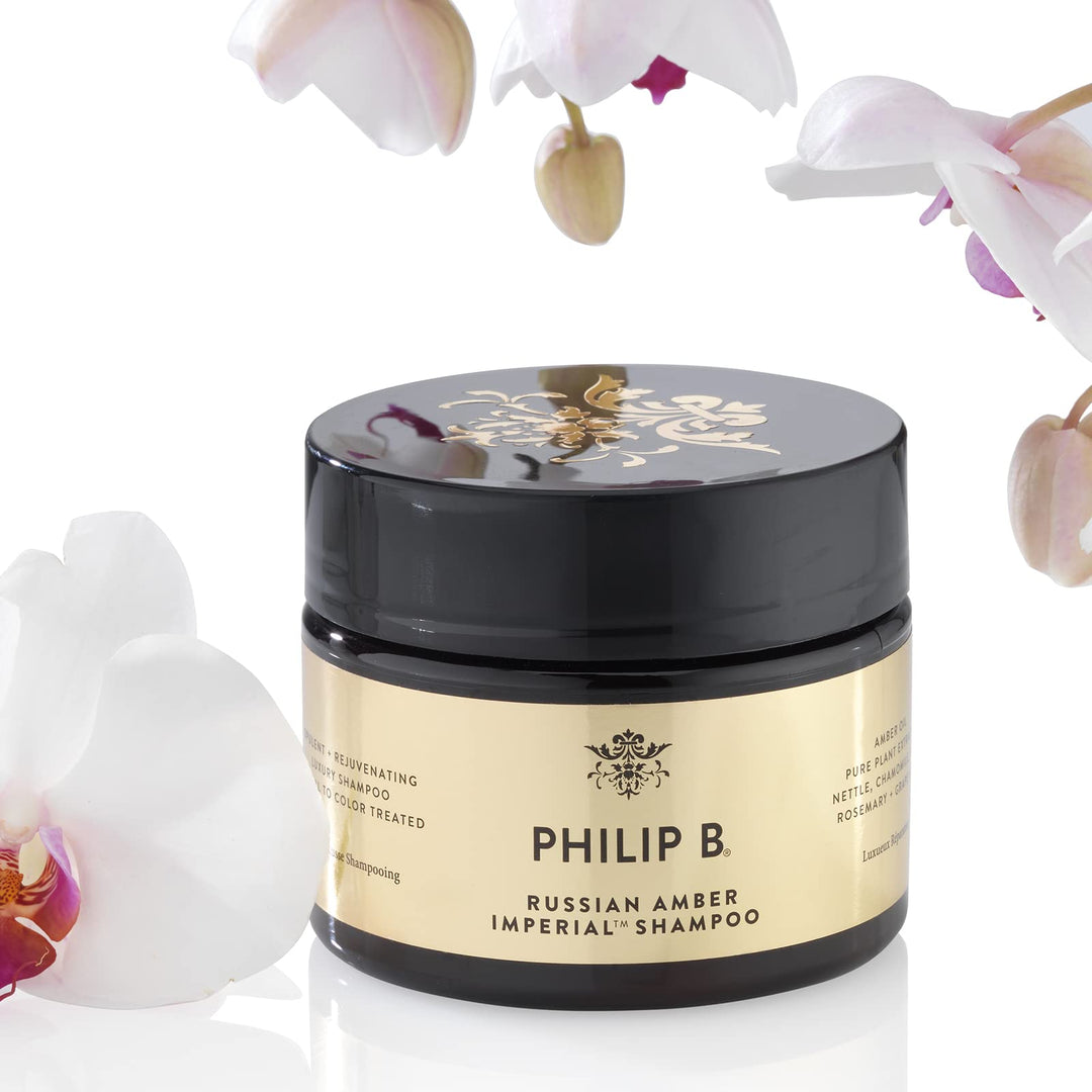 Russian Amber Imperial Shampoo, 12 oz (355 ml) | Restorative, Color-protective, Weightless Hydration