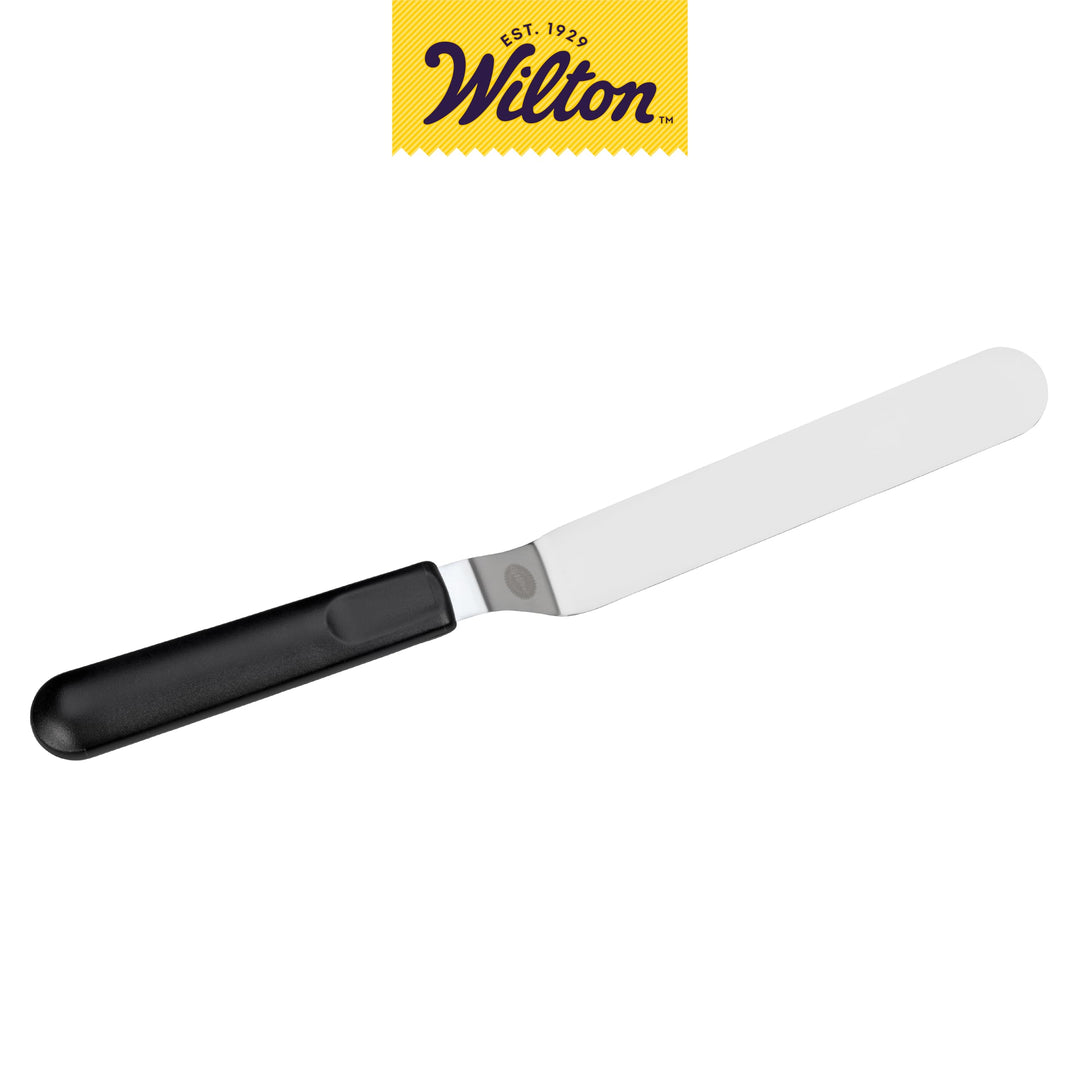 Icing Spatula - 13-Inch Angled Cake Spatula for Smoothing Frosting on Treats or Spreading Filling Between Cake Layers, Steel