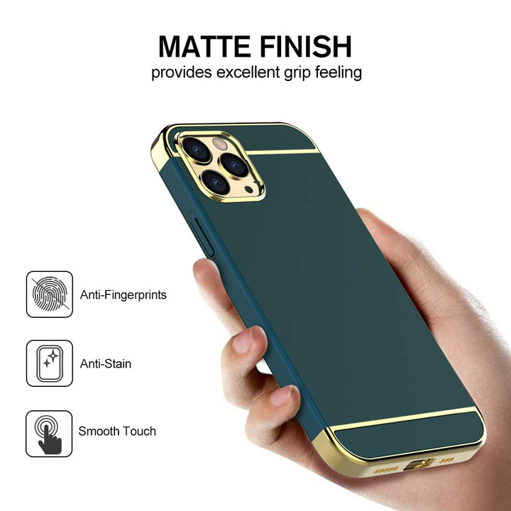 RORSOU 3 in 1 Ultra Thin and Slim Hard Case Coated Non 