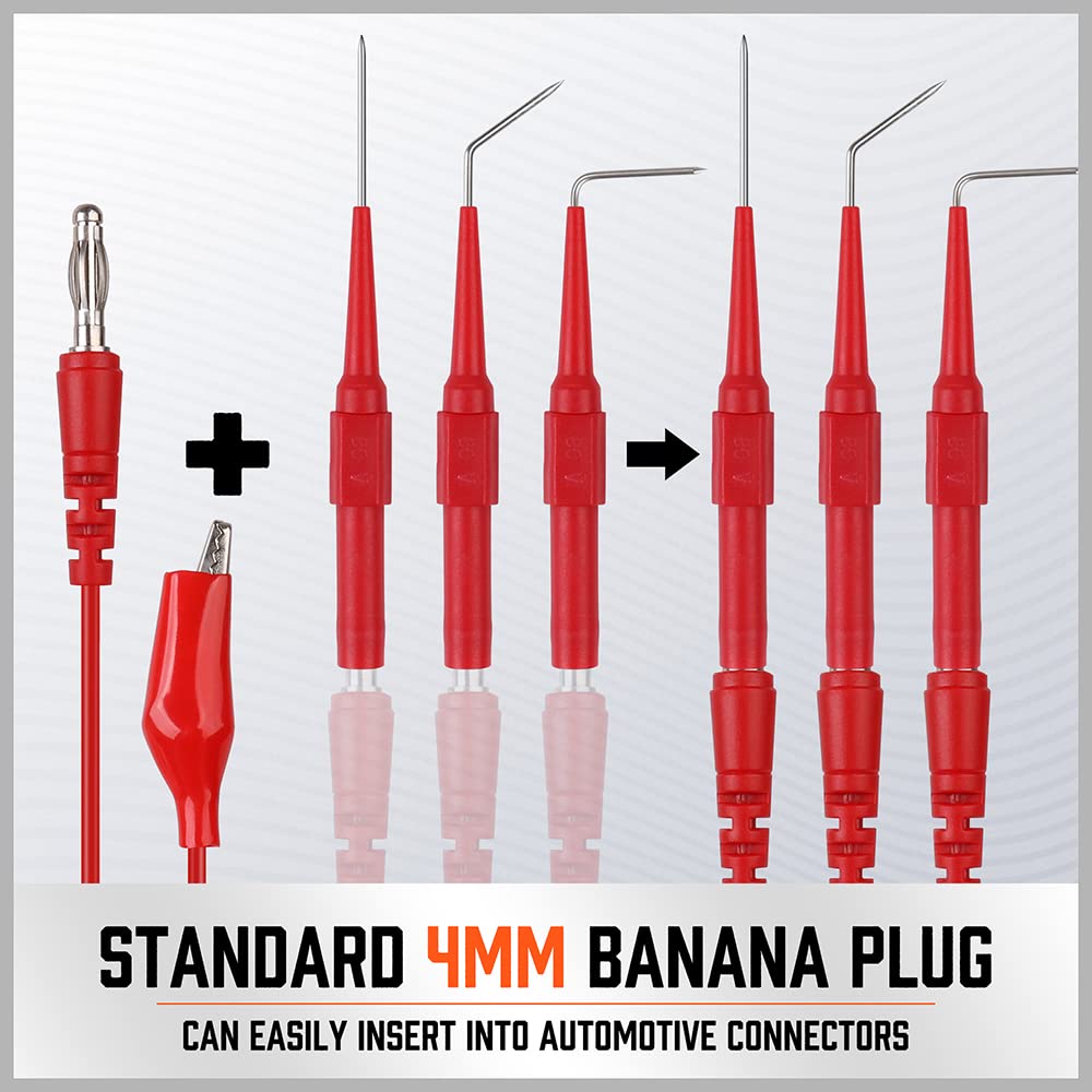 22PCS Back Probe Kit, Back Probe Pin Kit