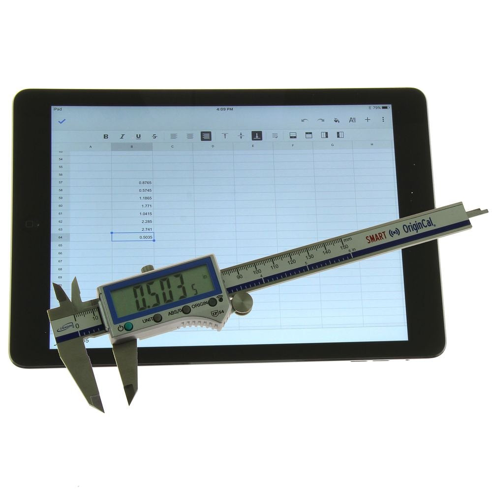 Digital Electronic Caliper Absolute Origin Smart Bluetooth Connectivity - IP54 Protection/Extreme Accuracy (100-700-B06)