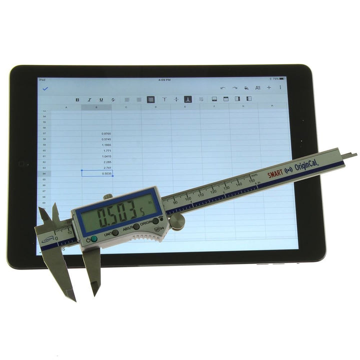 Digital Electronic Caliper Absolute Origin Smart Bluetooth Connectivity - IP54 Protection/Extreme Accuracy (100-700-B06)
