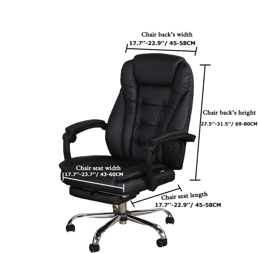 NILUOH Velvet Office Chair Cover with Arm Covers Stretc