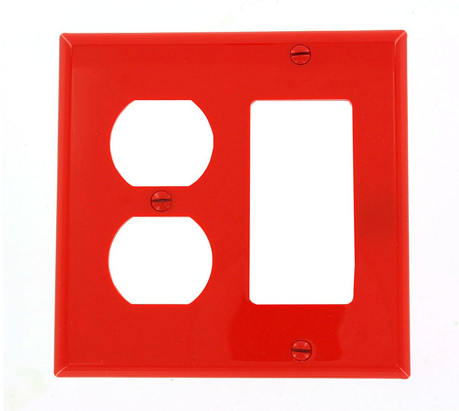 80746-R 2-Gang 1-Duplex 1-Decora/GFCI Device Combina