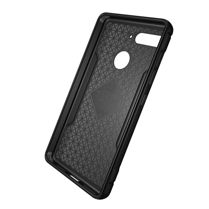 Essential Phone PH-1 Case, Carbon Fiber Design Lightweight [TAMM] TPU Bumper Shock Absorption Cover for Essential Phone PH-1 (Black)