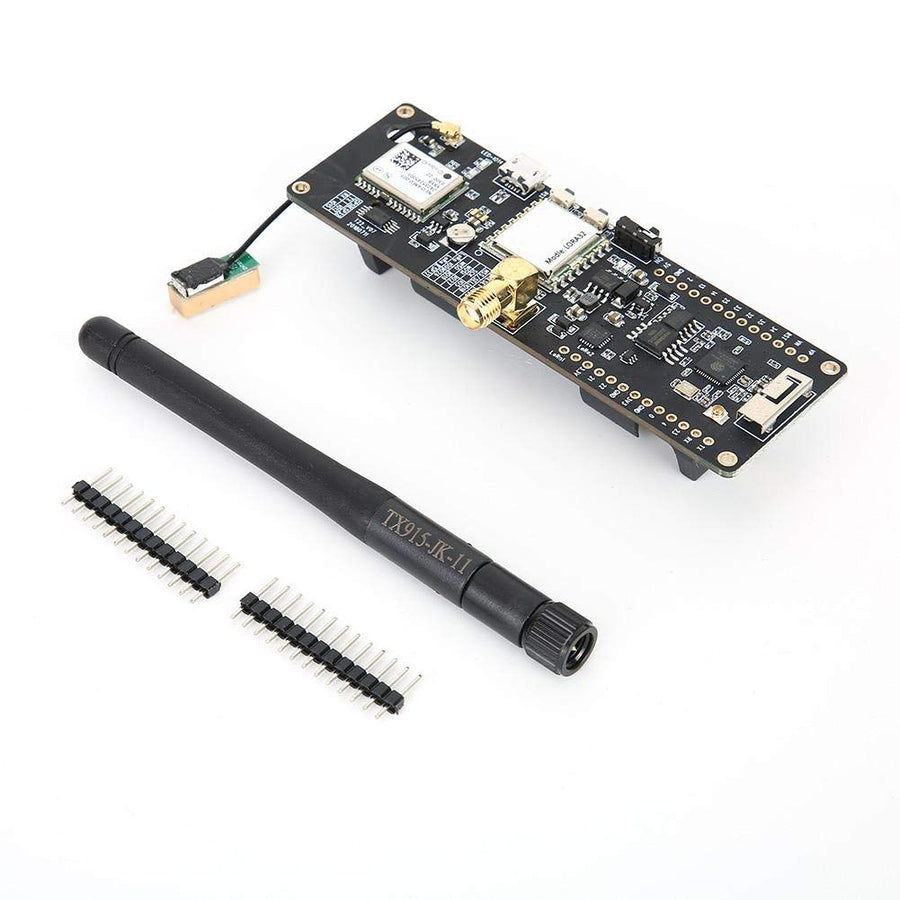 ESP32 915Mhz WiFi GPS Module, TTGO T-Beam Development Board, 4MB Flash, Bluetooth, NEO-6M Global Positioning System