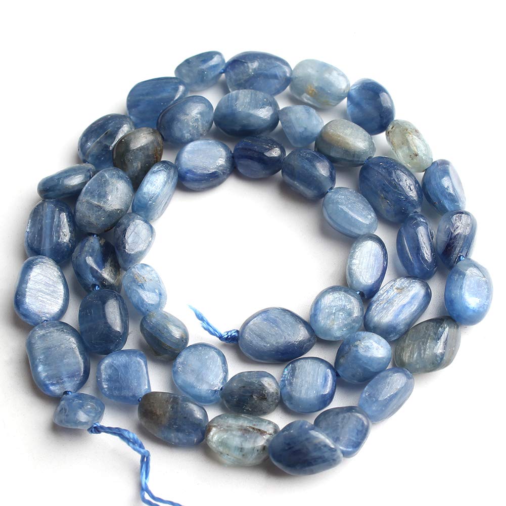 Love Beads Natural Stone Irregular Blue Kyanite Stone Beads 4-7mm Beads for Jewelry Making DIY Beads Bracelets 15inches