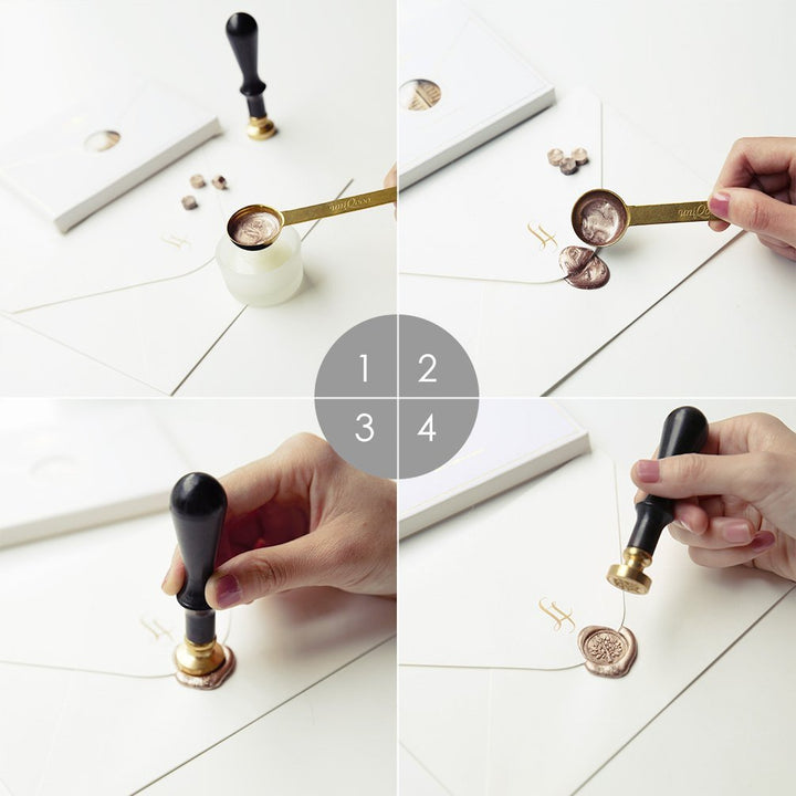 UNIQOOO 180 Pcs Pearl White Sealing Wax Beads Nuggets f