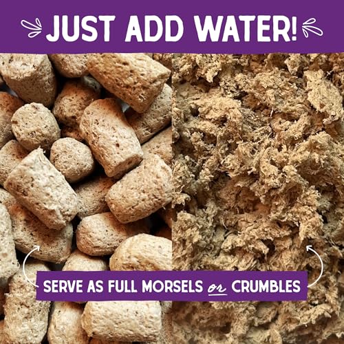 Stella &amp; Chewy&#39;s Freeze-Dried Raw Cat Dinner Morsels – Grain Free, Protein Rich Cat &amp; Kitten Food – Duck Duck Goose Recipe – 18 oz Bag