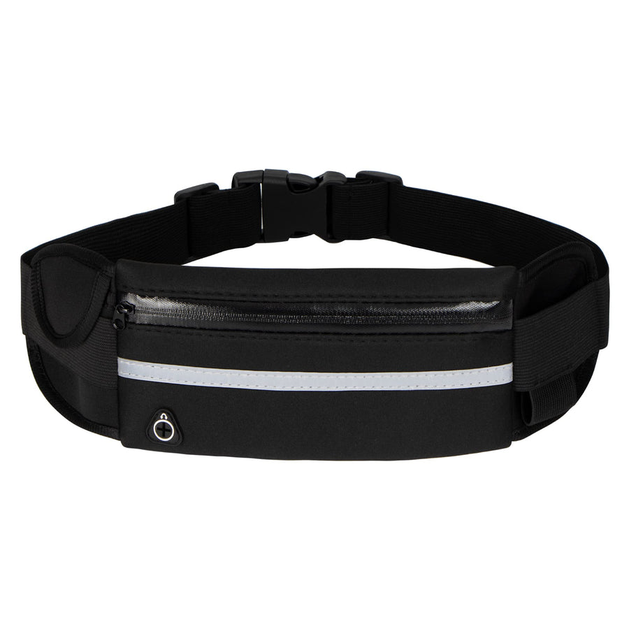 Running Belt [Waist] [Pack]s,[Workout] Fanny [Pack],Ultra Light Bounce Free [Waist] Pouch Fitness Belt Sport for Women Men,Adjustable Waistband Bag for All Kinds of Phone (Black)
