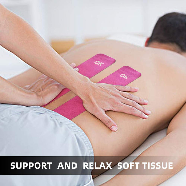OK TAPE Classic Pre-Cut I Shape Roll Elastic Kinesiolog