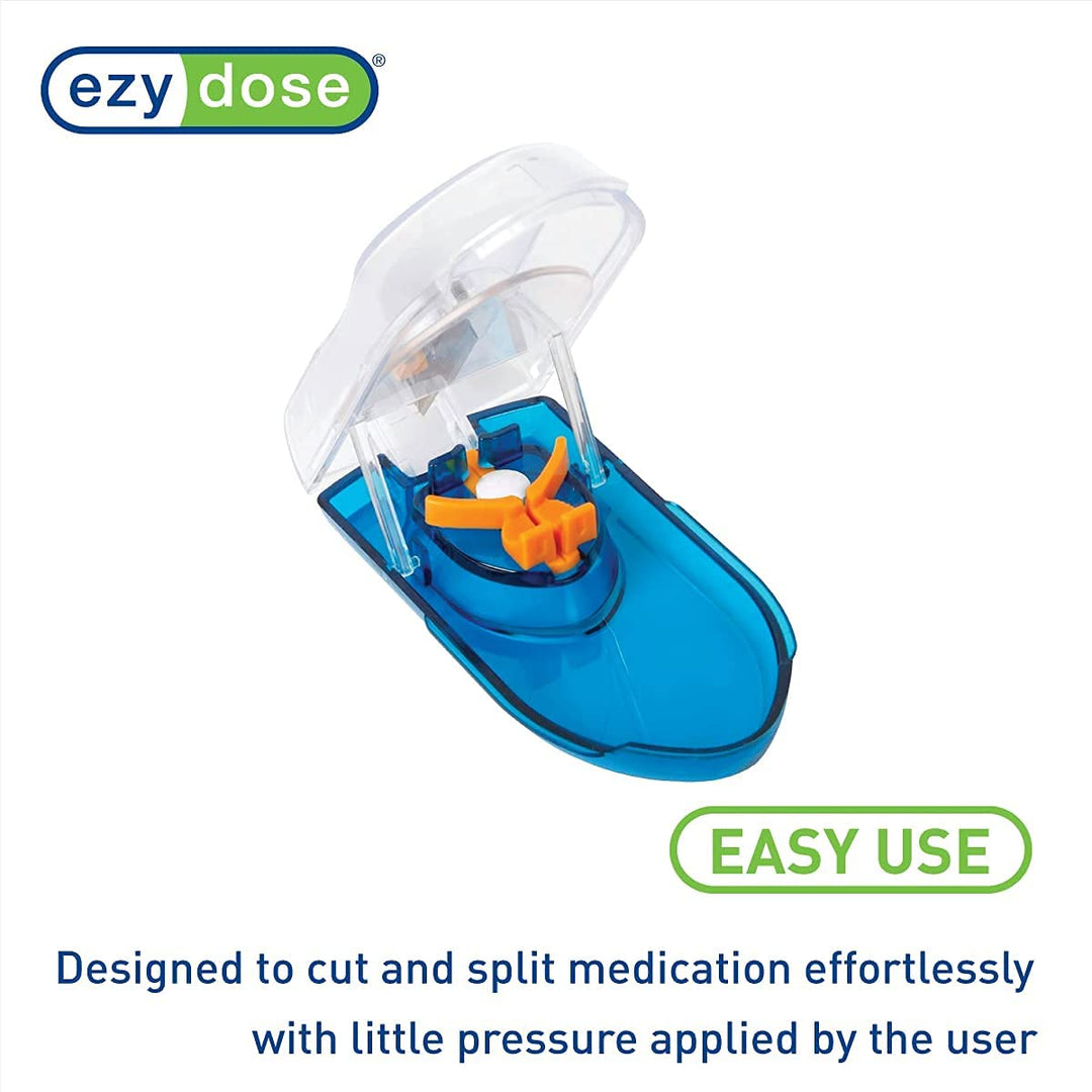 Ezy-cut Tablet Cutter - The Next Generation in Pill Splitting! Colors may vary