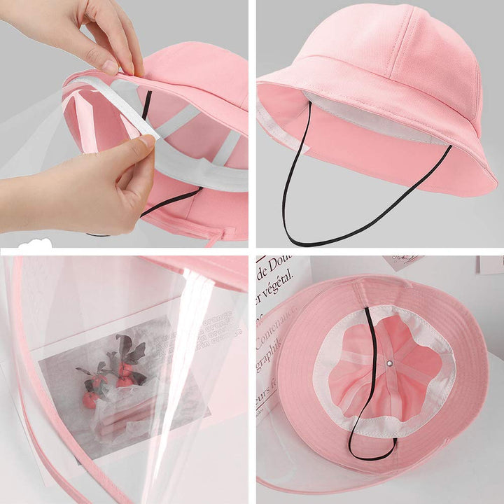 Kids Hat Outdoor, Sun Fisherman Cap for Children Kids Boys Girls Toddlers Babies Pink