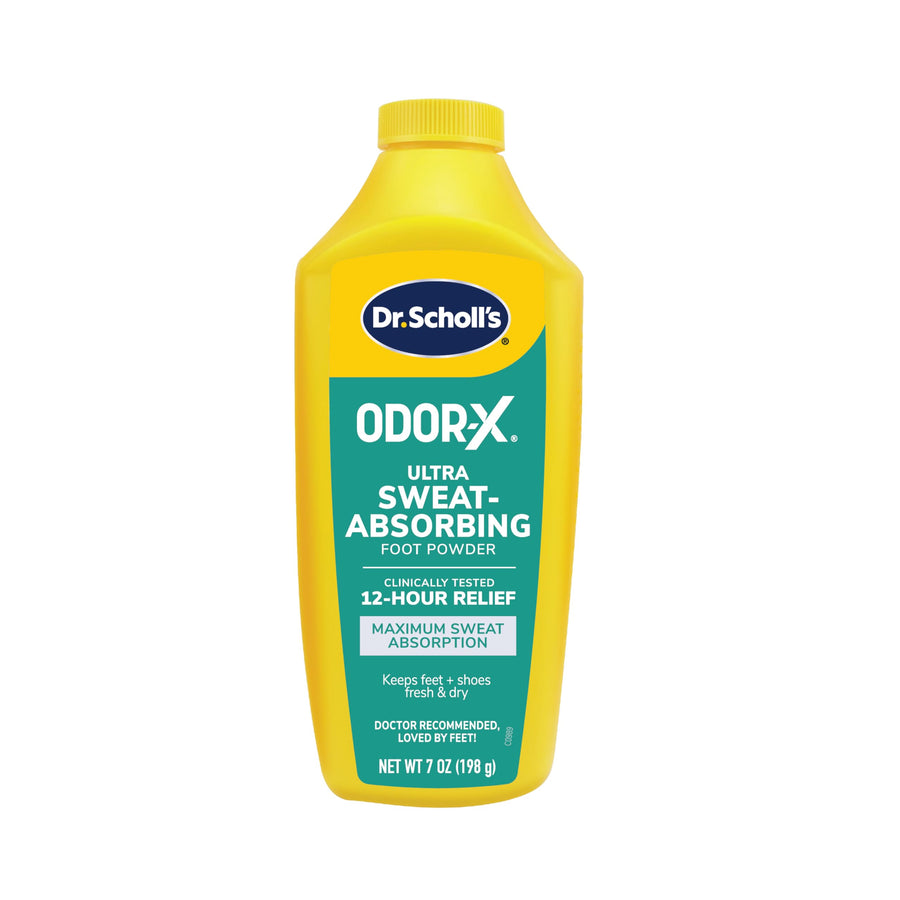 Dr. Scholl's Odor-x Sweat Absorbing Foot Powder, 7 