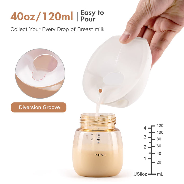 NCVI Manual Wearable Breast Pump | Breastmilk Collector