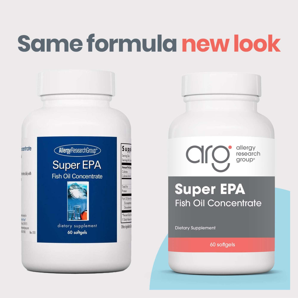 Super EPA - Omega 3 Supplement, Fish Oil Concentrate, EPA, DHA, Omega 3 Fatty Acids, Sustainably-Sourced Anchovies - 60 Count