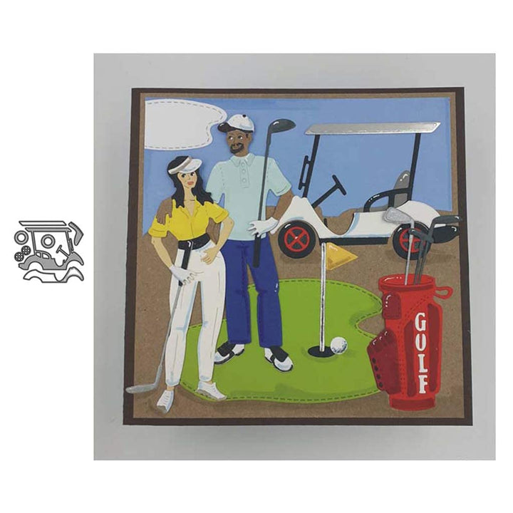 Golf Tools Metal Die Cuts,Cutting Dies for Card Making Clearance,Embossing Dies for Scrapbooking, DIY Album Paper Cards Art Craft Decoration