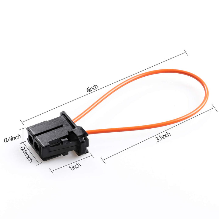 Fiber Most Optical Optic Loop Bypass Male Adapter for Mercedes Benz, Audi, BMW, VW, Porsche