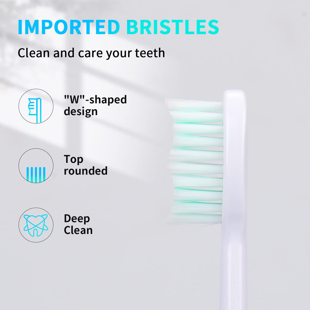 MEEEGOU Sonic Electric Toothbrush with Dupont Brush Hea