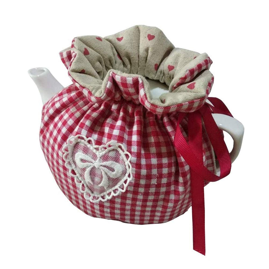 Tea Cosy - Cotton Printed Tea Cosy, Kitchen Tea Pot Dust Cover, Breakfast Warmer, Insulation and Keep Warm, Color#4