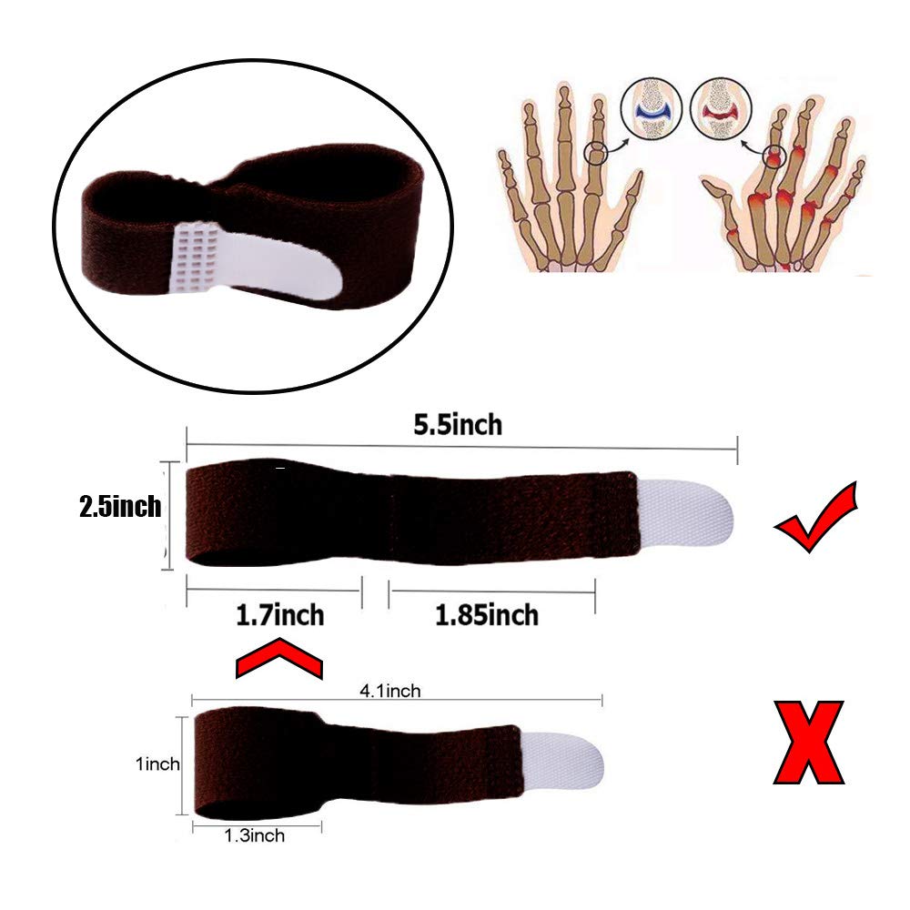 Mcvcoyh Finger Buddy Loops Wraps to Treat Broken Finger
