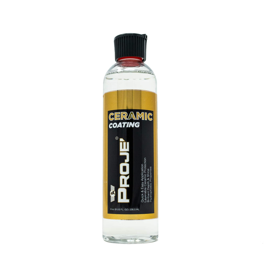 Proje Ceramic Coating - 12+ Month Durability - Easy to Apply - High Gloss - Anti Scratch - Safe on All Surfaces - Hydrophobic SiO2 Top Coat For Cars, Trucks, RVs, and More - 16 fl oz