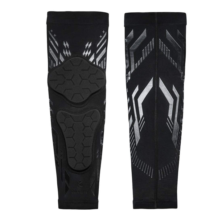 Kuangmi Knee Pad and Shin Guard Sleeve for Soccer, Bask