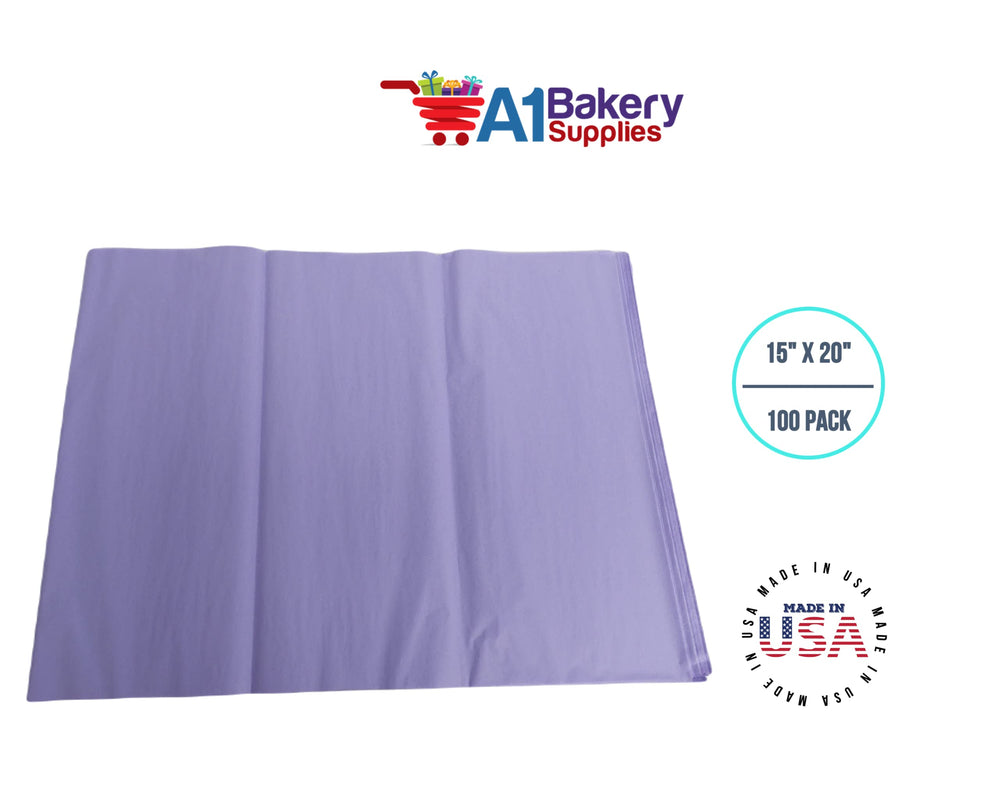 Soft Lavender Color Tissue Paper 15 x 20 100sheets Prem