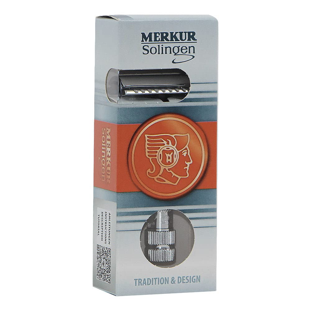 Merkur Mk34c Double Edge Razor with Heavy Duty Short Ha
