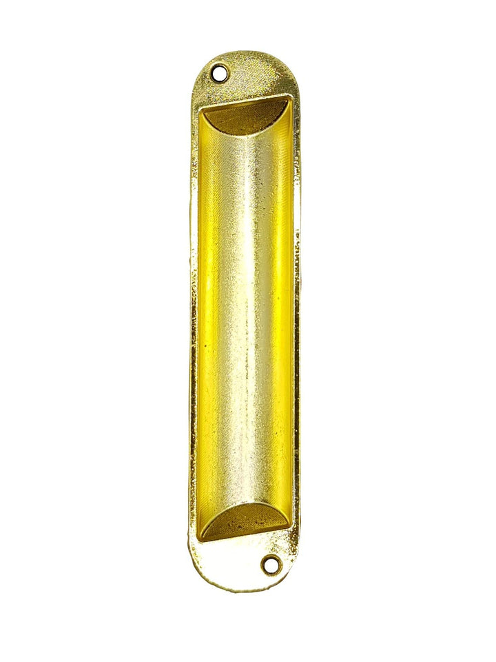 SOLOMON4U Hand Painted Red Enamel Jewish Mezuzah Embellished with Gold Accents and The Messianic Seal Wall Décor Scroll Included Made in Israel (4.2 Inches) (RED)