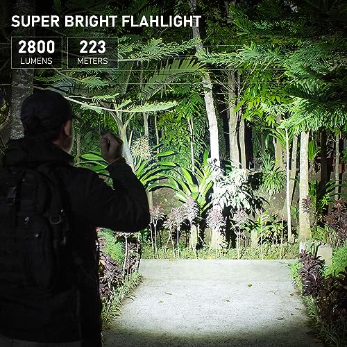 sofirn SC28 Rechargeable Flashlight, Tactical Flashligh