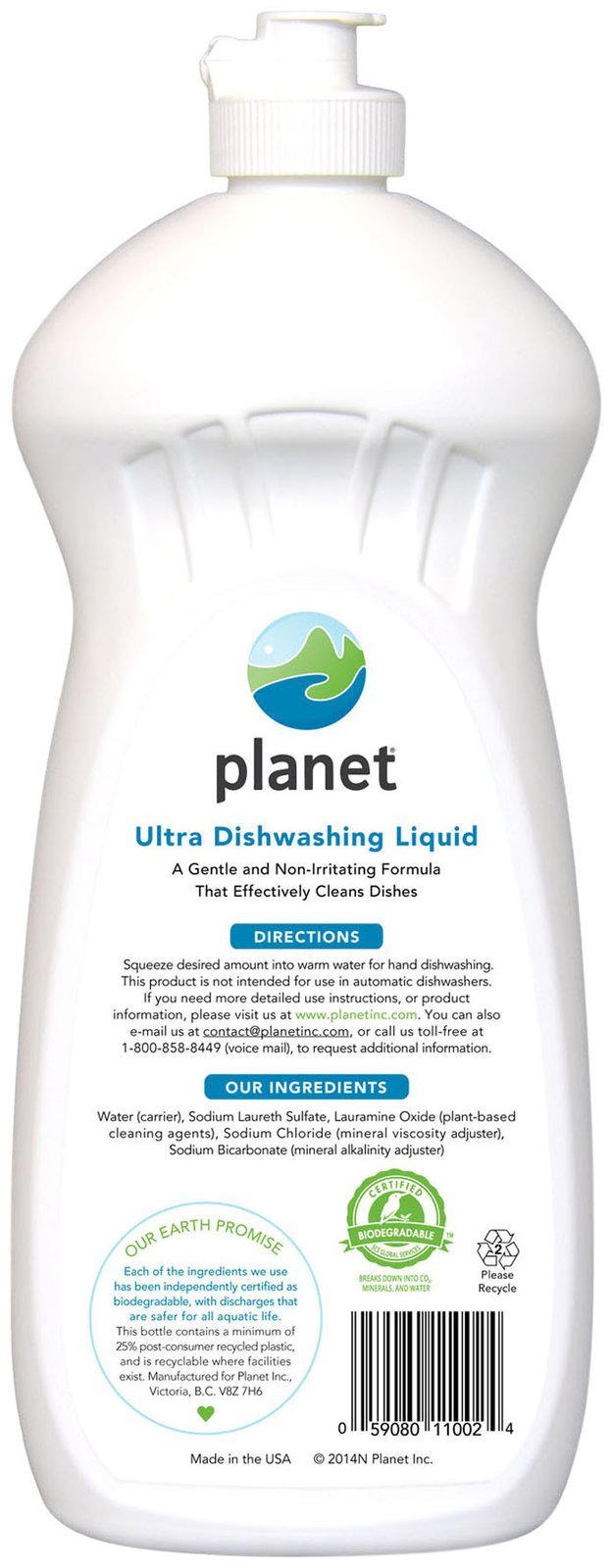Planet Ultra Dishwashing Liquid - 25 oz - 2 pk