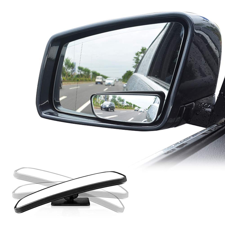 Blind Spot Mirror for Cars Car Side Mirror Blind Spot Auto Blind Spot Mirrors Wide Angle Mirror Convex Rear View Mirror Stick on Design Adjustable