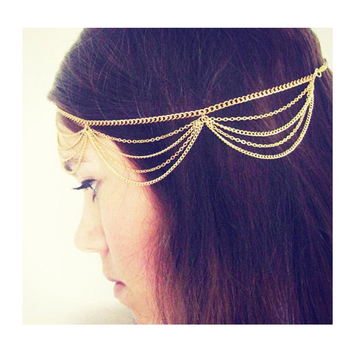 Minesign Headbands Jewelry Head Chain Boho Hair Accessories Turquoise Pearl Headpiece For Women Girls 4 Pack