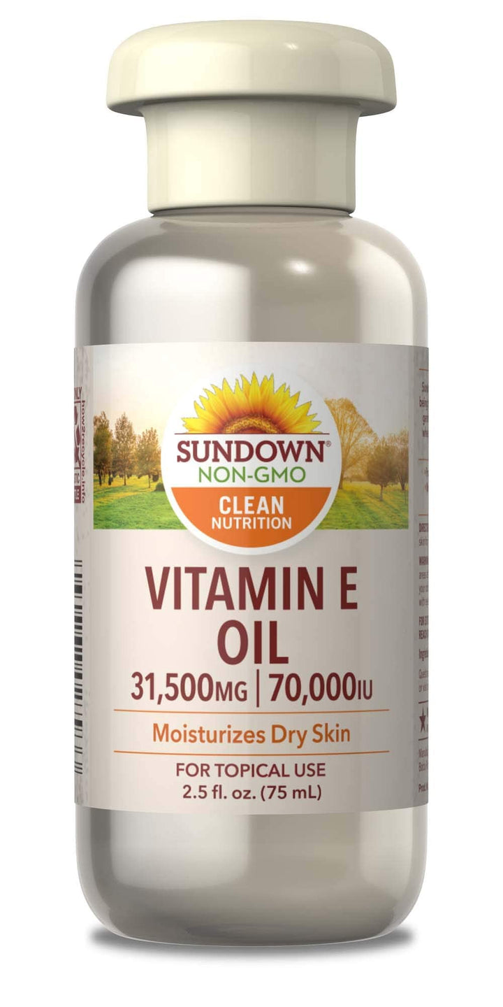 Sundown Vitamin E Oil 70,000 IU, Promotes Healthy Skin,