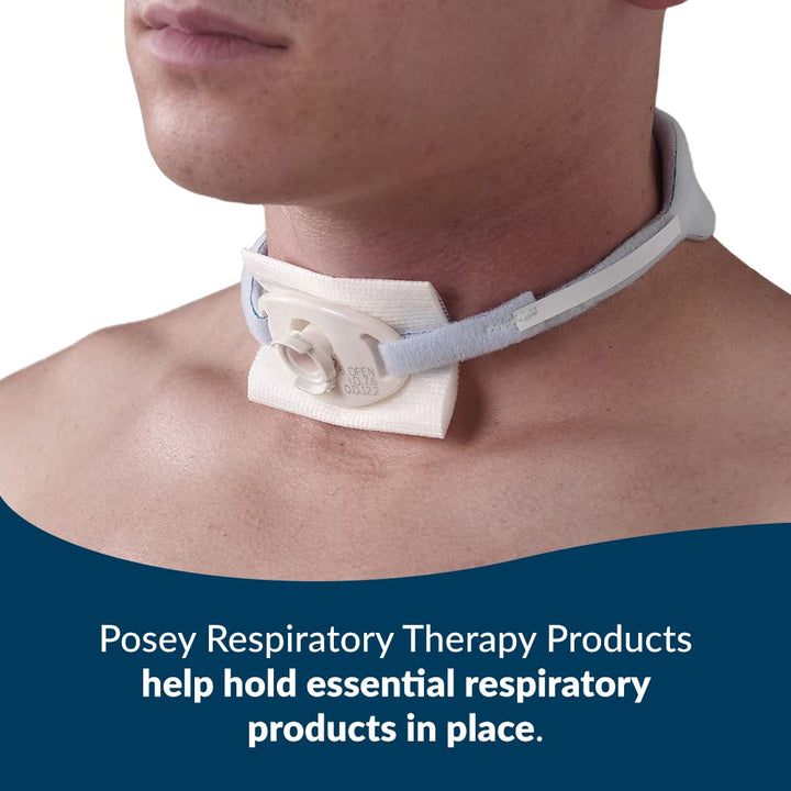 TIDI Foam Trach Tie – Large – 1 Package of 12 Ties – Tracheostomy Tube Holder – Home Care (8197L)