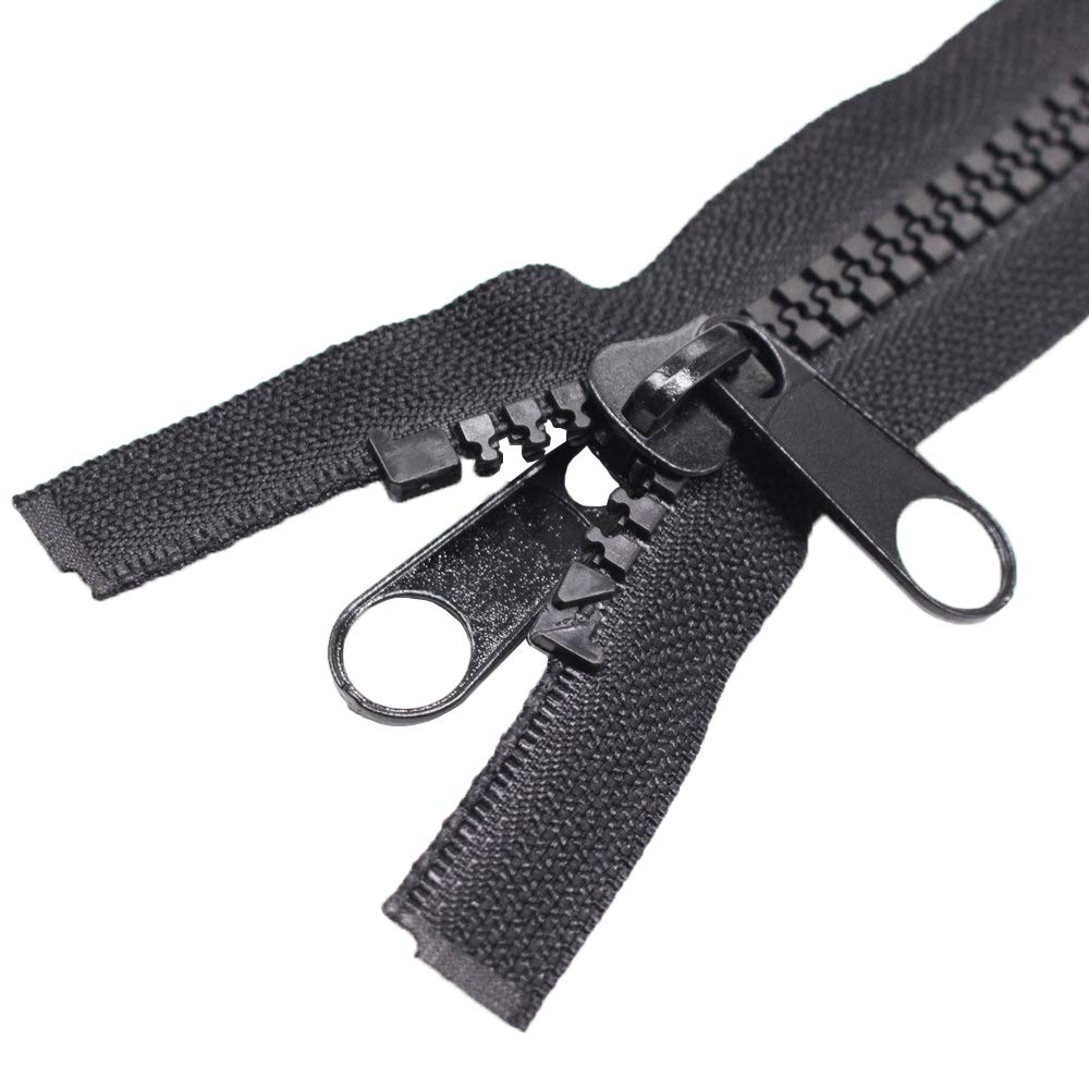 MebuZip #10 114 Inch Heavy Duty Separating Plastic Zipp