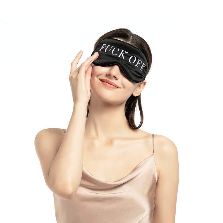 Fuck Off, Medium: Nmm Global 100% Mulberry Silk Sleep M