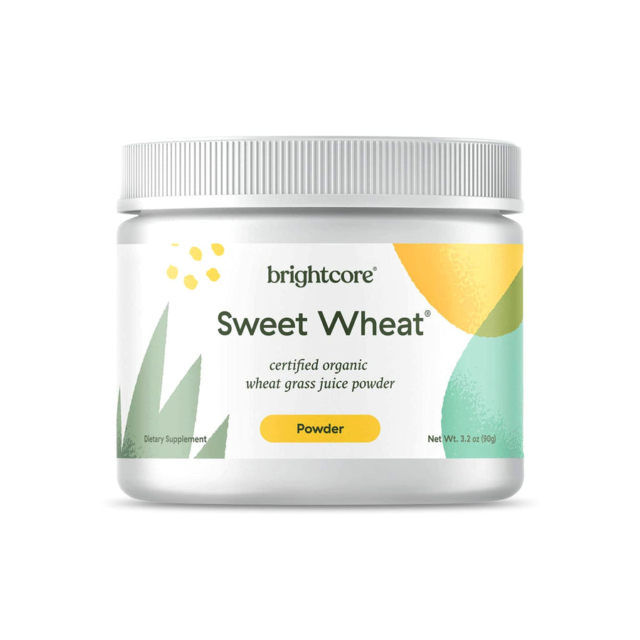 Nutrition Sweet Wheat Wheatgrass Juice Powder, Easy-to-Mix Athletic Greens Powder for Digestive Health and Immune Boost, All-Natural Super Greens, 90 Grams