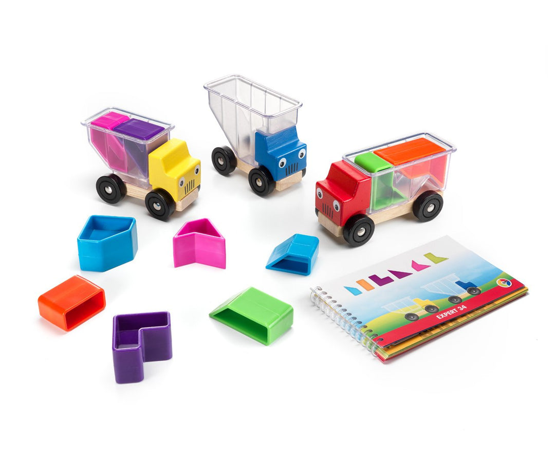 SmartGames Trucky 3 Wooden Skill-Building Puzzle Game M