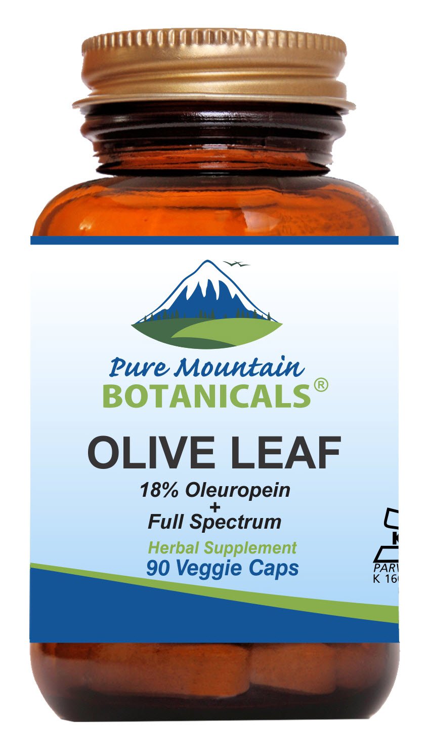 Olive Leaf Extract Capsules - Kosher Vegan Caps Now with 400mg Organic Olive Leaf and Potent Extract Supplement