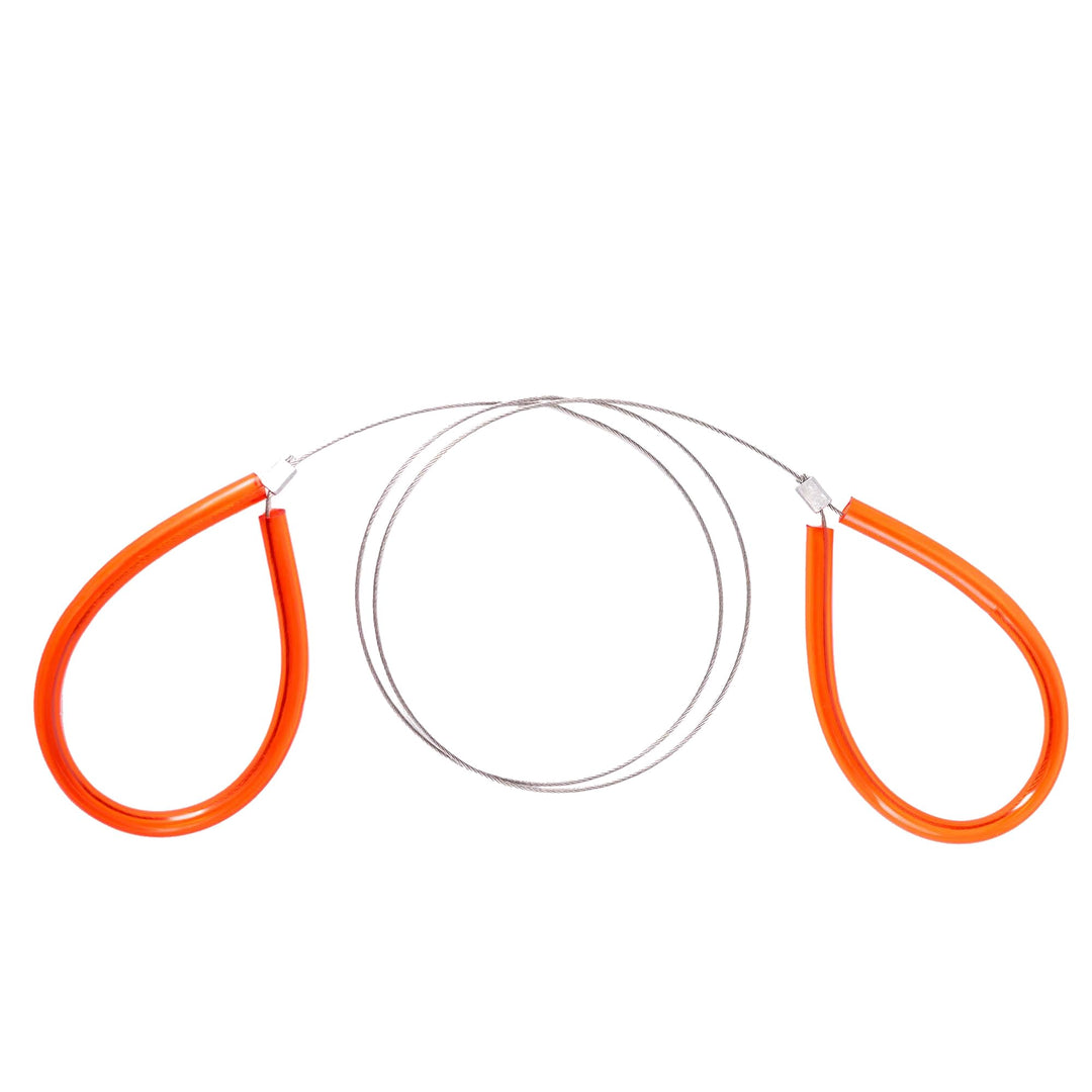 PVC Pipe Cable Saw #858-24-Inch - Serrated and Cuts PVC, PE, and ABS Pipes - Hand Tools, Orange, Silver