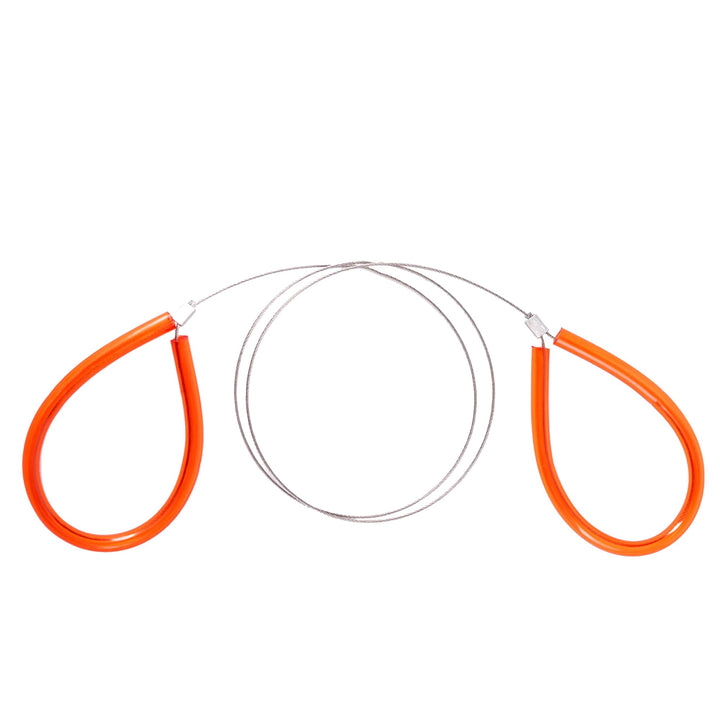 PVC Pipe Cable Saw #858-24-Inch - Serrated and Cuts PVC, PE, and ABS Pipes - Hand Tools, Orange, Silver