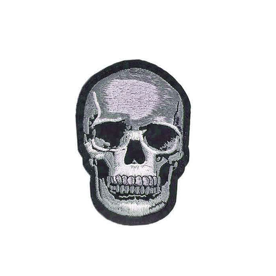 Zittop Skull Patch DIY Horror Applique Embroidered Sew 
