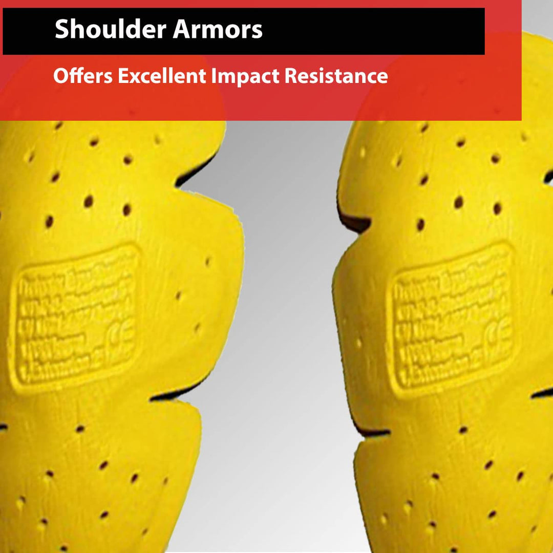 5-PC Triple Density CE Removable Armor for Motorcycle Street Biker Jackets 5PC Set Universal Size