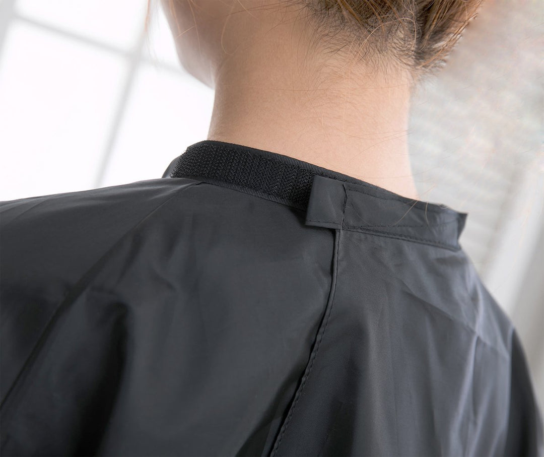 Salon Client Hair Cutting Cape Gown, Professional Barber Haircut Cape with Sleeves
